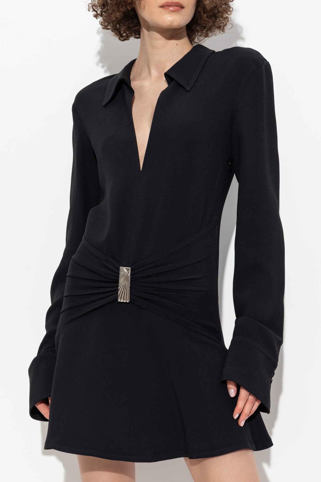 ワンピースその他 THE ATTICO Women Dresses 250WCW00206JJJ051TR 100 BLACK Black long dress for Women | THE ATTICO®